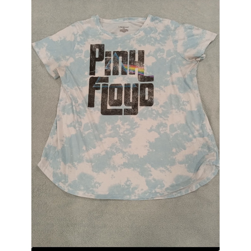 Womens Lane Bryant‎ Pink Floyd T Shirt Clouds 14/16